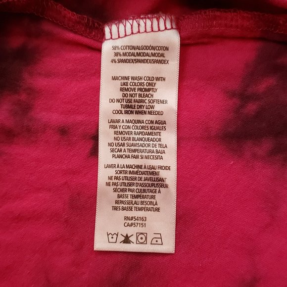 Calvin Klein Performance Longline Tee Tie Dye Boho Tunic Sz Med/Large - Picture 5 of 5